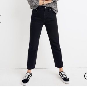 Madewell classic STRAIGHT leg jeans in lunar wash